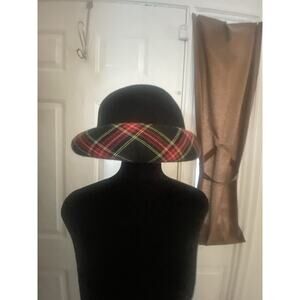 VTG Bollman Hat Co. Importina Black Wool Hat Size 7 22 Inches